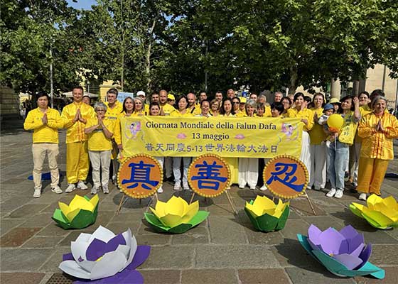 Image for article Celebrations of World Falun Dafa Day in Italy