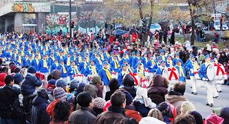 二零零七年十一月十七日，天国乐团参加加拿大蒙特利尔圣诞节游行，是当天最壮观的游行队伍，约三十多万观众目睹了天国乐团的风采