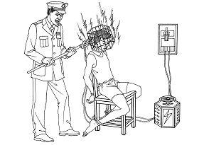 Ilustrasi Penyiksaan 16: Setrum Elektromagnetik