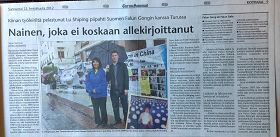 Image for article Le “Turku Daily”, en Finlande, couvre l'activité des pratiquants de Falun Gong à l'occasion du 20 juillet