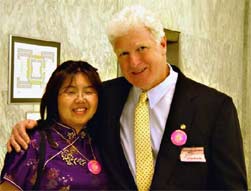 Rep. Jim Moran, with supporter