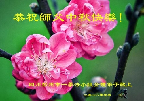 Image for article Praktisi Falun Dafa dari Kota Chengdu dengan Hormat Mengucapkan Selamat Merayakan Pertengahan Musim Gugur kepada Guru Li Hongzhi (18 Ucapan)