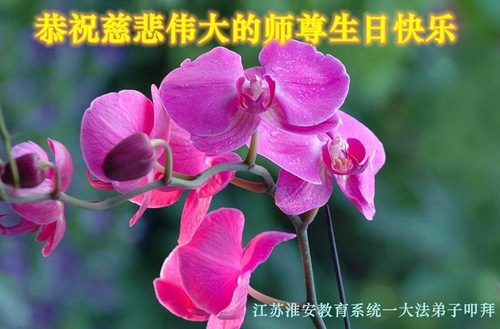 Image for article Praktisi Falun Dafa di Sistem Pendidikan Tiongkok Merayakan Hari Falun Dafa Sedunia dan Dengan Hormat Mengucapkan Selamat Ulang Tahun kepada Guru Li Hongzhi (25 Ucapan)