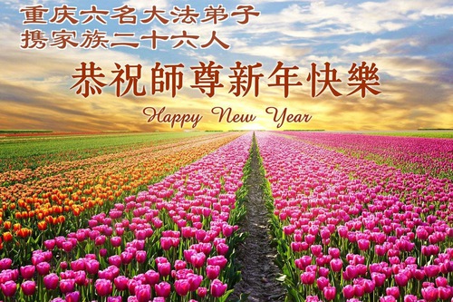 Image for article Falun Dafa Practitioners from Chongqing Respectfully Wish Master Li Hongzhi a Happy New Year (104 Greetings)