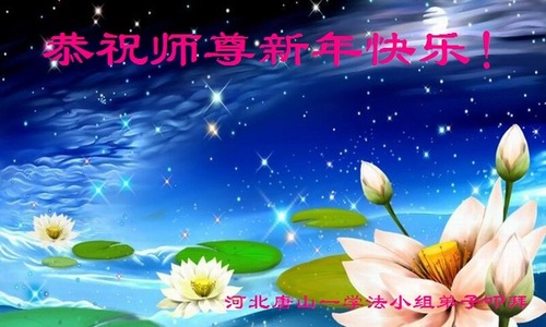 Image for article Praktisi Falun Dafa dari Kota Tangshan dengan Hormat Mengucapkan Selamat Tahun Baru kepada Guru Li Hongzhi (28 Ucapan)