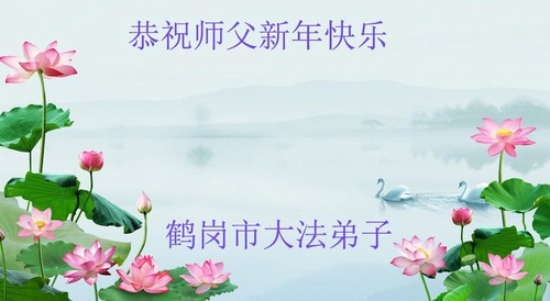 Image for article Praktisi Falun Dafa dari Provinsi Heilongjiang dengan Hormat Mengucapkan Selamat Tahun Baru kepada Guru Li Hongzhi (21 Ucapan)
