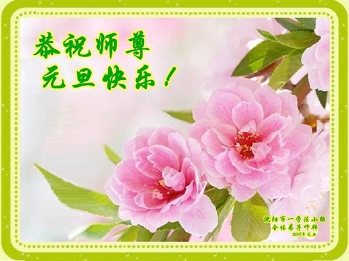 Image for article Praktisi Falun Dafa dari Kota Shenyang dengan Hormat Mengucapkan Selamat Tahun Baru kepada Guru Li Hongzhi (25 Ucapan)
