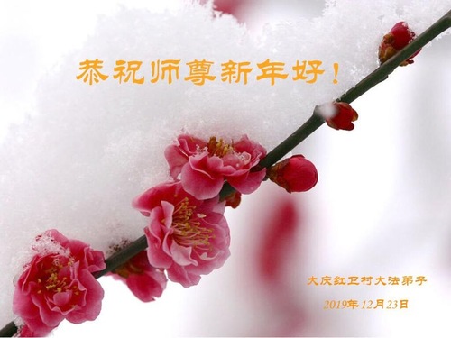 Image for article ​I praticanti della Falun Dafa della città di Daqing augurano rispettosamente al Maestro Li Hongzhi un felice anno nuovo  (20 saluti)