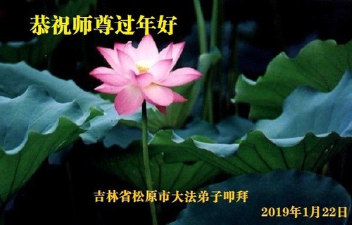Image for article Praktisi Falun Dafa dari Jilin Mengucapkan Selamat Tahun Baru Imlek kepada Guru Terhormat (20 Ucapan)