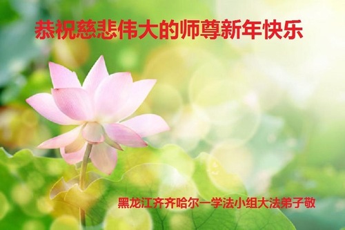Image for article I praticanti della Falun Dafa della città di Qiqihar augurano rispettosamente al Maestro Li Hongzhi un felice anno nuovo (19 saluti)