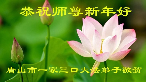 Image for article Praktisi Falun Dafa dari Kota Tangshan dengan Hormat Mengucapkan Selamat Tahun Baru Imlek kepada Guru Li Hongzhi (25 Ucapan)