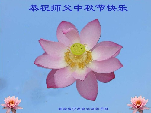 Image for article I praticanti della Falun Dafa della provincia dello Hubei augurano rispettosamente al Maestro Li Hongzhi una felice festa di mezzo autunno (23 cartoline)