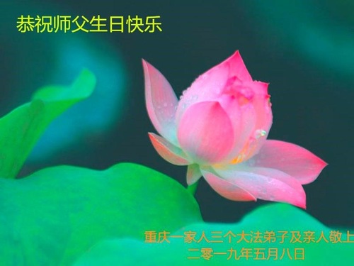 Image for article Praktisi Falun Dafa dari Chongqing Merayakan Hari Falun Dafa Sedunia dan dengan Hormat Mengucapkan Selamat Ulang Tahun kepada Guru Li Hongzhi (24 Ucapan)
