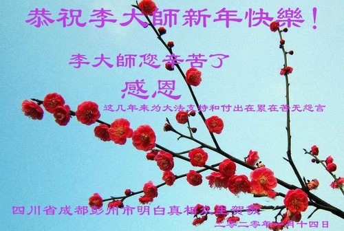Image for article I sostenitori della Falun Dafa augurano al riverito Maestro Li Hongzhi un felice anno nuovo cinese (22 saluti)