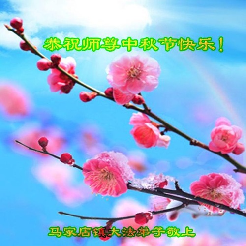 Image for article Praktisi Falun Dafa dari Provinsi Liaoning Dengan Hormat Mengucapkan Selamat Merayakan Pertengahan Musim Gugur kepada Guru Li Hongzhi (21 Ucapan)