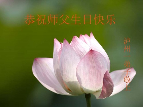 Image for article Praktisi Falun Dafa dari Provinsi Sichuan Merayakan Hari Falun Dafa Sedunia dan Dengan Hormat Mengucapkan Selamat Ulang Tahun kepada Guru Li Hongzhi (20 Ucapan)