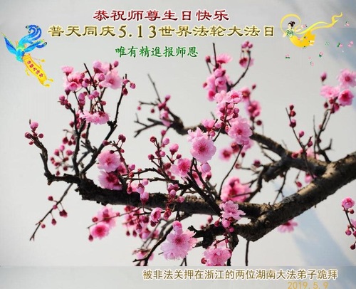 Image for article I praticanti della Falun Dafa detenuti illegalmente in Cina celebrano la giornata mondiale della Falun Dafa e rispettosamente augurano al Riverito Maestro un buon compleanno (17 saluti)
