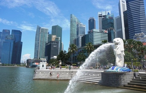 Taman Merlion di Singapura