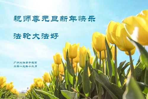 Image for article Praktisi Falun Dafa dari Kota Guangzhou Mengucapkan Selamat Tahun Baru kepada Guru Terhormat (19 Ucapan)