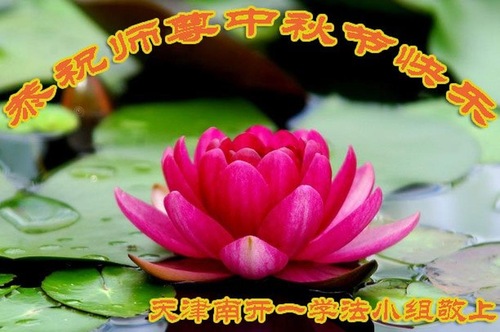 Image for article Praktisi Falun Dafa dari Tianjin Dengan Hormat Mengucapkan Selamat Merayakan Pertengahan Musim Gugur kepada Guru Li Hongzhi (24 Ucapan)