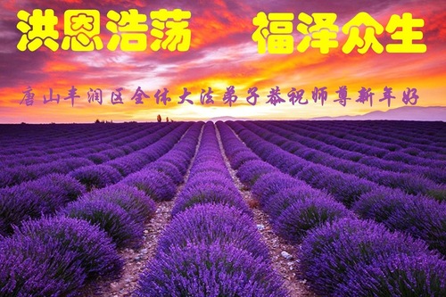 Image for article Praktisi Falun Dafa dari Kota Tangshan dengan Hormat Mengucapkan Selamat Tahun Baru kepada Guru Li Hongzhi (26 Ucapan)