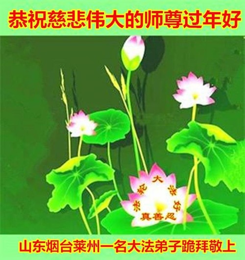 Image for article Praktisi Falun Dafa dari Provinsi Shandong Mengucapkan Selamat Tahun Baru Imlek kepada Guru Terhormat (19 Ucapan)
