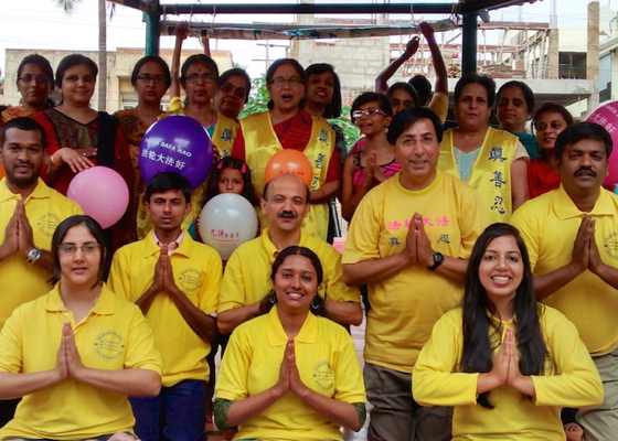 Image for article Falun Dafa Practitioners in India Celebrate World Falun Dafa Day