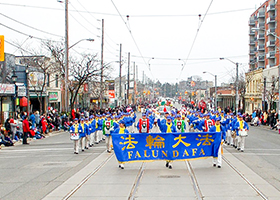 Image for article Toronto: Divine Land Marching Band Showcased in a Series of Holiday Parades