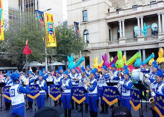 Image for article Sydney: Divine Land Marching Band Performs at Chinese New Year Celebration