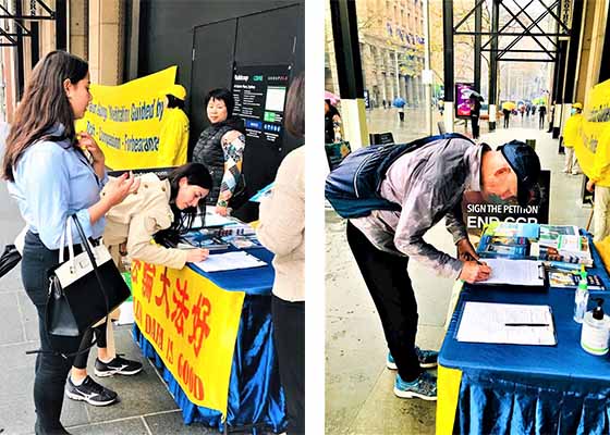 Image for article Australia: People in Sydney Praise Falun Dafa's Principles