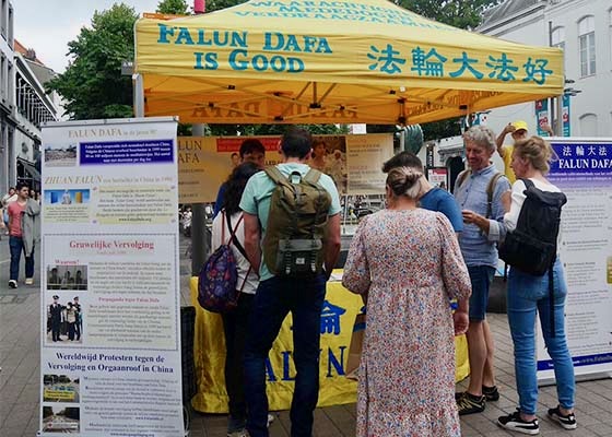 Image for article Antwerp, Belgium: “I Hope Falun Dafa Can Flourish Again in China”