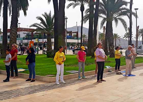 Image for article Cartegena, Spain: Practitioners Clarify the Truth about Falun Dafa