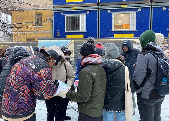 Image for article Finland: Braving the Winter Cold to Raise Awareness of the Persecution in China