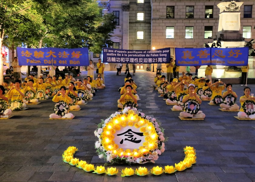 Image for article Montreal, Canada: People Voice Support for Falun Dafa Practitioners’ Activities to Expose the Persecution