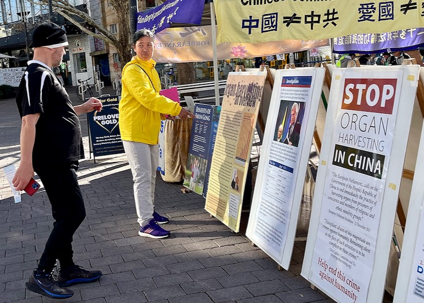 Image for article Australia: Activities in Canberra Urge the Government to Pass Legislation to Stop Forced Organ Harvesting