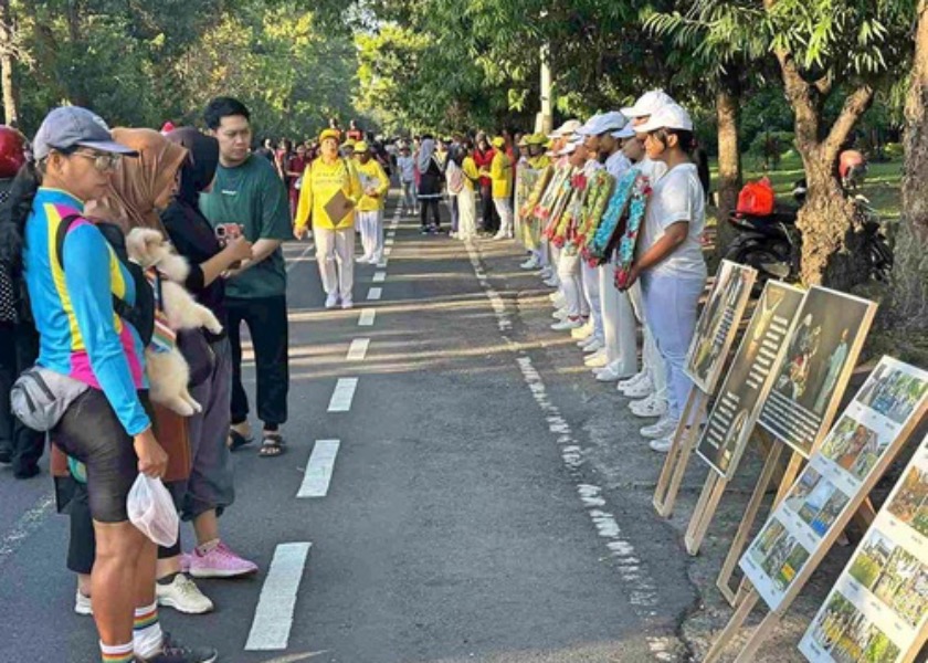 Image for article Bali, Indonesia: Rally Calls for End to 26-Year Persecution of Falun Gong