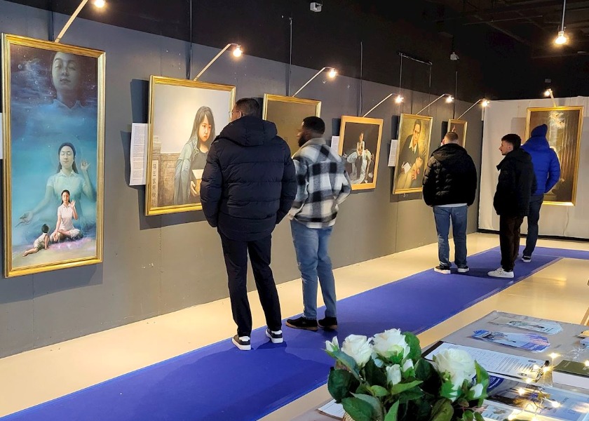 Image for article The Art of Zhen Shan Ren Exhibition Held in Belgium (Part 1)