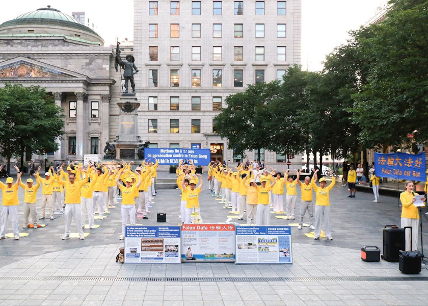 Image for article People in Montreal Express Support at Events to Expose the Persecution