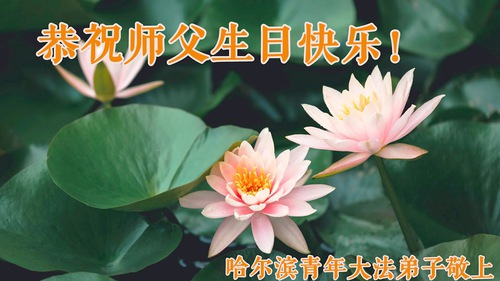 Image for article I praticanti della Falun Dafa della città di Harbin celebrano la Giornata mondiale della Falun Dafa e augurano rispettosamente al Maestro Li Hongzhi un buon compleanno (22 auguri) 