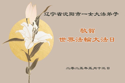 Image for article Falun Dafa Practitioners from Shenyang City Celebrate World Falun Dafa Day (18 Greetings)