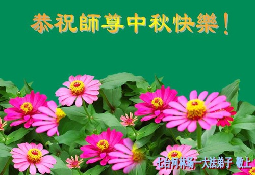 Image for article I praticanti della Falun Dafa della provincia dell’Heilongjiang augurano rispettosamente al Maestro Li Hongzhi una felice Festa di Metà Autunno (23 auguri)