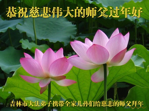 Image for article Praktisi Falun Dafa dari Kota Jilin Dengan Hormat Mengucapkan Selamat Tahun Baru Imlek Kepada Guru Li Hongzhi (19 Ucapan)