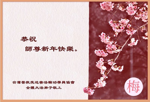 Image for article I praticanti della Falun Dafa a Taiwan, Hong Kong e Macao augurano rispettosamente al Maestro Li Hongzhi un felice capodanno cinese (8 Auguri)
