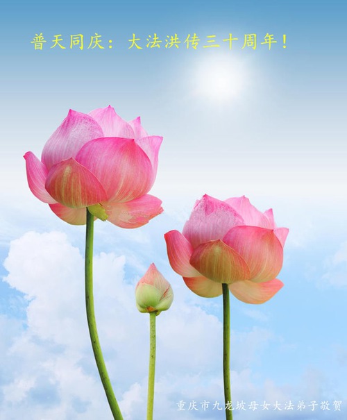 Image for article I praticanti della Falun Dafa della città di Chongqing celebrano la Giornata mondiale della Falun Dafa e augurano rispettosamente un buon compleanno al Maestro Li Hongzhi (23 auguri) 