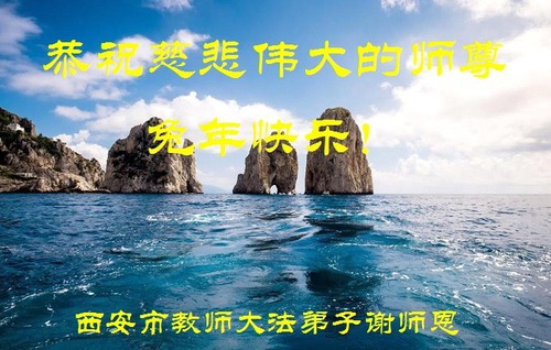 Image for article I praticanti della Falun Dafa della città di Xi’an augurano rispettosamente al Maestro Li Hongzhi un Felice Anno Nuovo Cinese (20 auguri) 