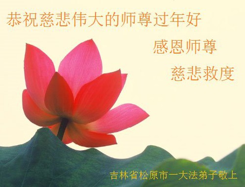 Image for article Praktisi Falun Dafa dari Provinsi Jilin dengan Hormat Mengucapkan Selamat Tahun Baru Imlek kepada Guru Li Hongzhi (20 Ucapan)