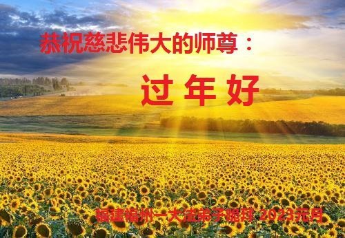 Image for article I praticanti della Falun Dafa della provincia del Fujian augurano rispettosamente al Maestro Li Hongzhi un Felice Anno Nuovo Cinese (27 auguri) 