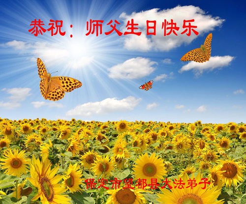 Image for article Praktisi Falun Dafa dari Kota Baoding Merayakan Hari Falun Dafa Sedunia dan dengan Hormat Mengucapkan Selamat Ulang Tahun kepada Guru Li Hongzhi (29 Ucapan)
