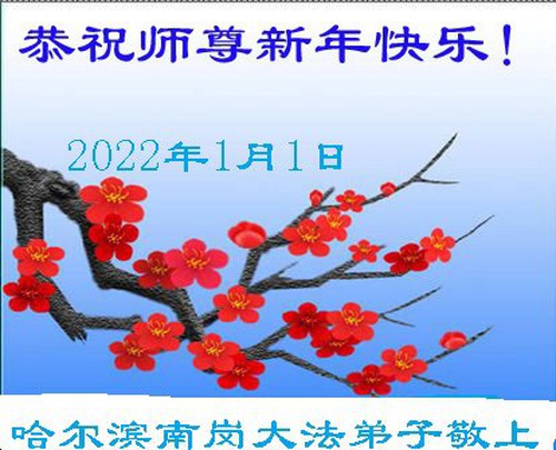 Image for article I praticanti della Falun Dafa di Harbin augurano rispettosamente al Maestro Li Hongzhi un felice Anno Nuovo (19 auguri) 