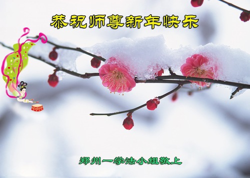 Image for article I praticanti della Falun Dafa della città di Zhengzhou augurano rispettosamente al Maestro Li Hongzhi un felice anno nuovo (18 auguri)